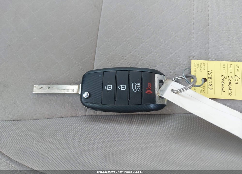 2019 KIA SORENTO 2.4L LX VIN: 5XYPG4A36KG458083