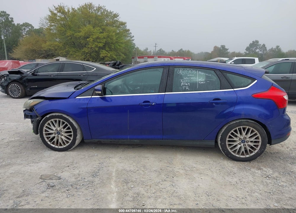 2014 FORD FOCUS TITANIUM VIN: 1FADP3N29EL396482