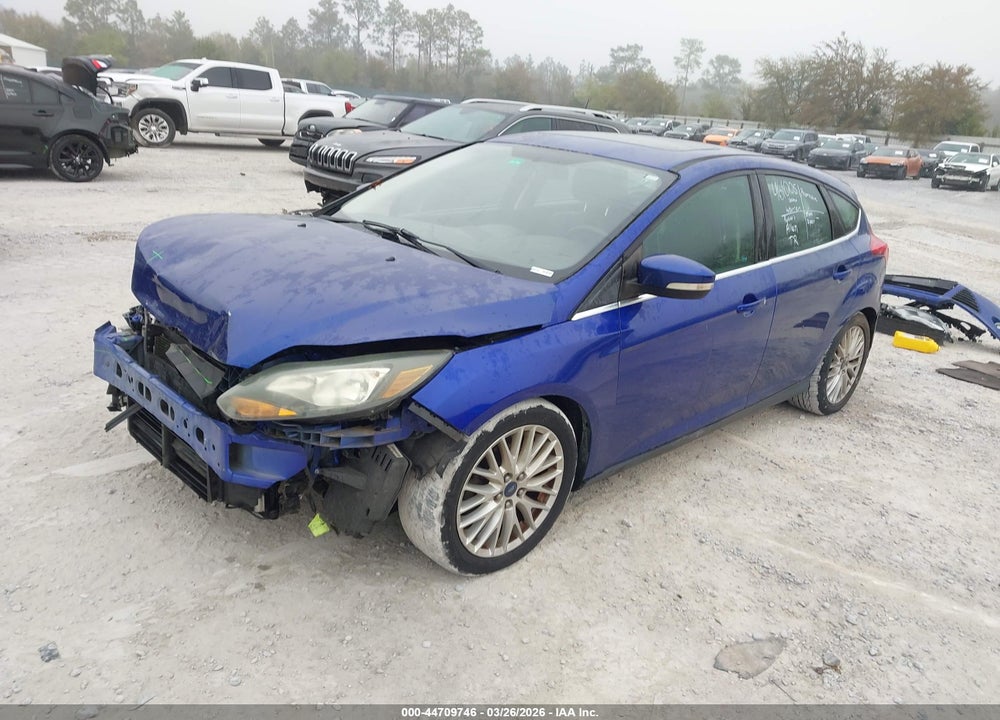 2014 FORD FOCUS TITANIUM VIN: 1FADP3N29EL396482
