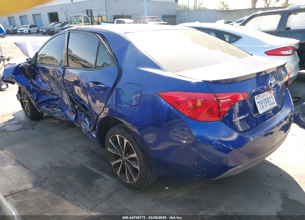 2017 TOYOTA COROLLA SE VIN: 5YFBURHE8HP619707