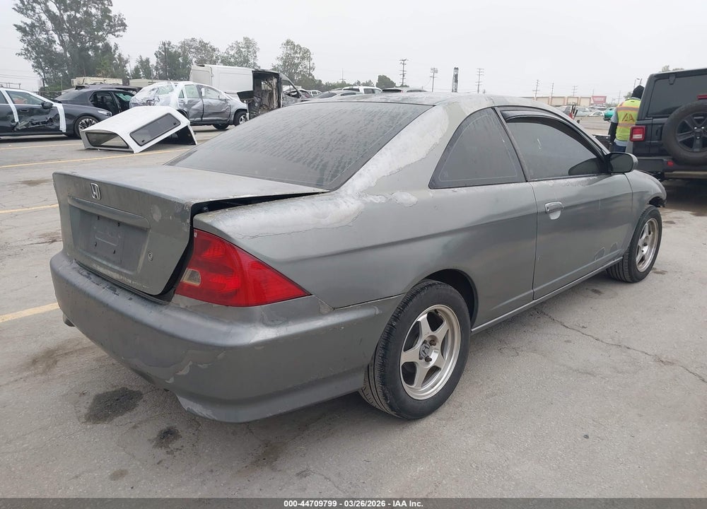 2001 HONDA CIVIC LX VIN: 1HGEM22541L032322