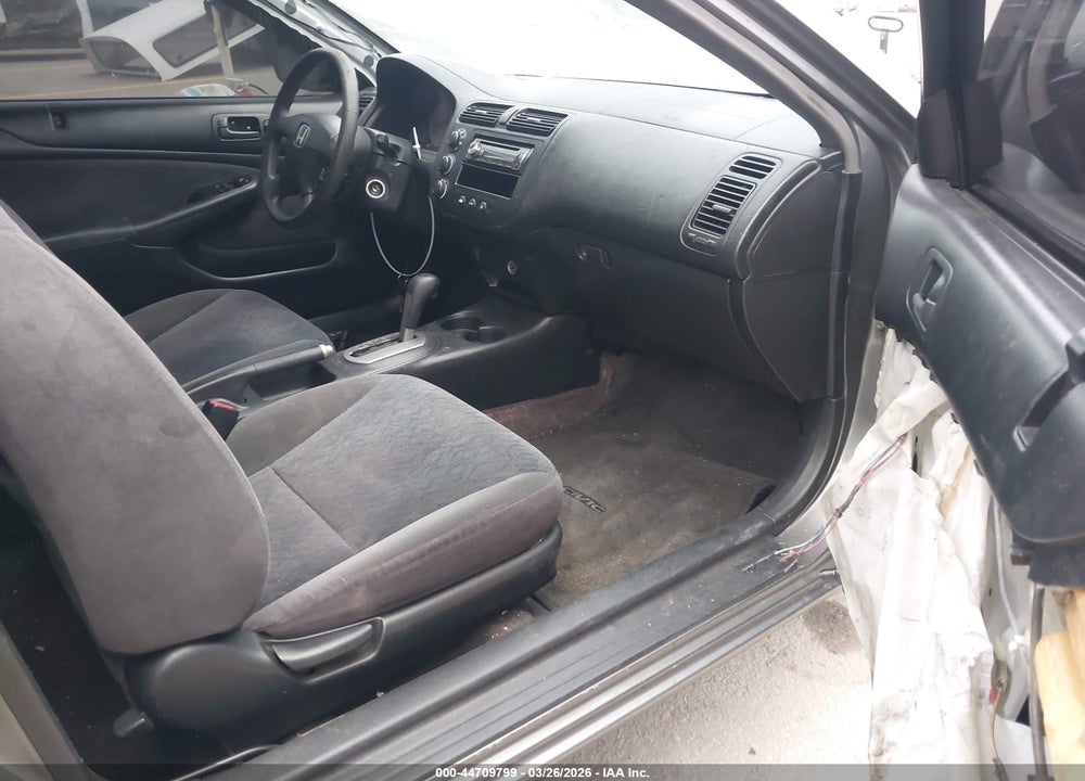 2001 HONDA CIVIC LX VIN: 1HGEM22541L032322