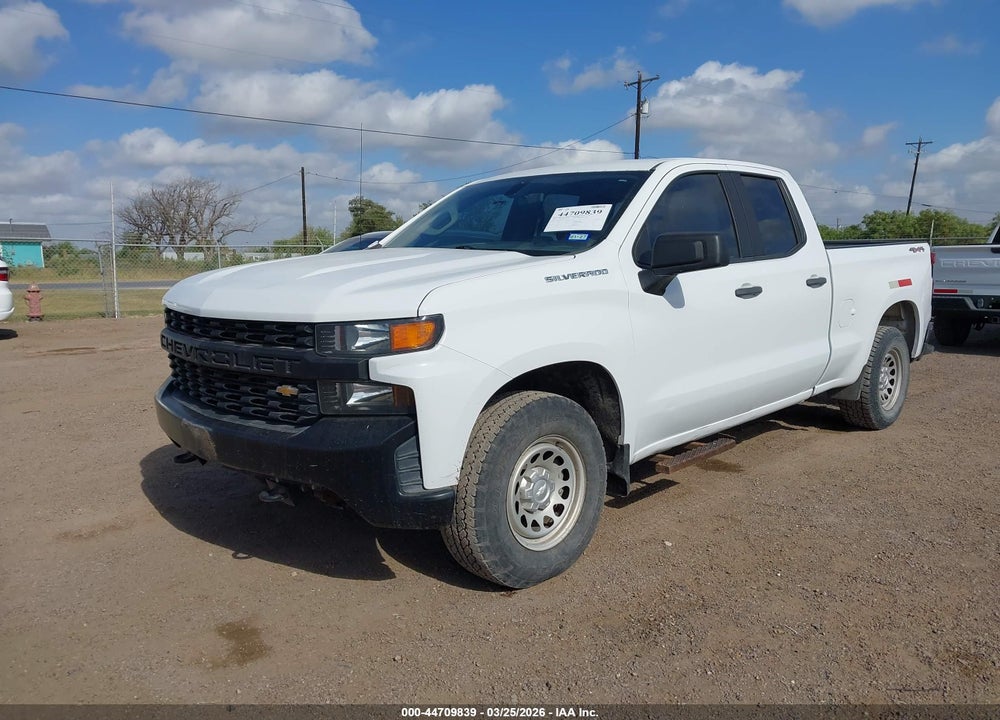 2020 CHEVROLET SILVERADO 1500 4WD  STANDARD BED WT VIN: 1GCRYAEF6LZ177669