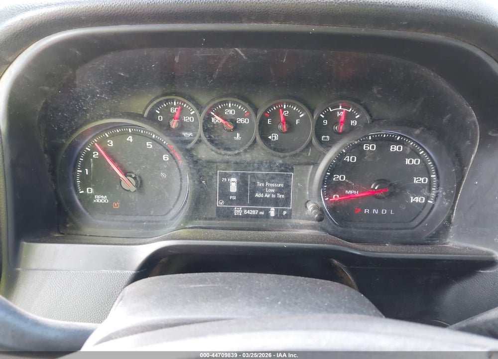 2020 CHEVROLET SILVERADO 1500 4WD  STANDARD BED WT VIN: 1GCRYAEF6LZ177669