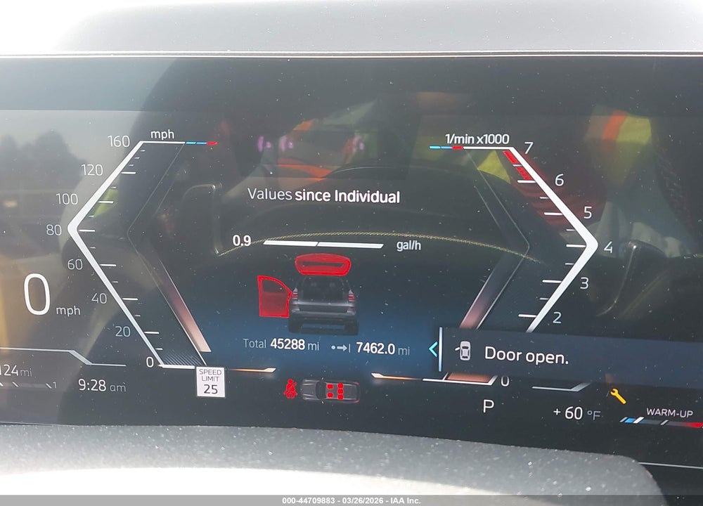 2023 BMW X7 M60I VIN: 5UX33EM00P9P73325