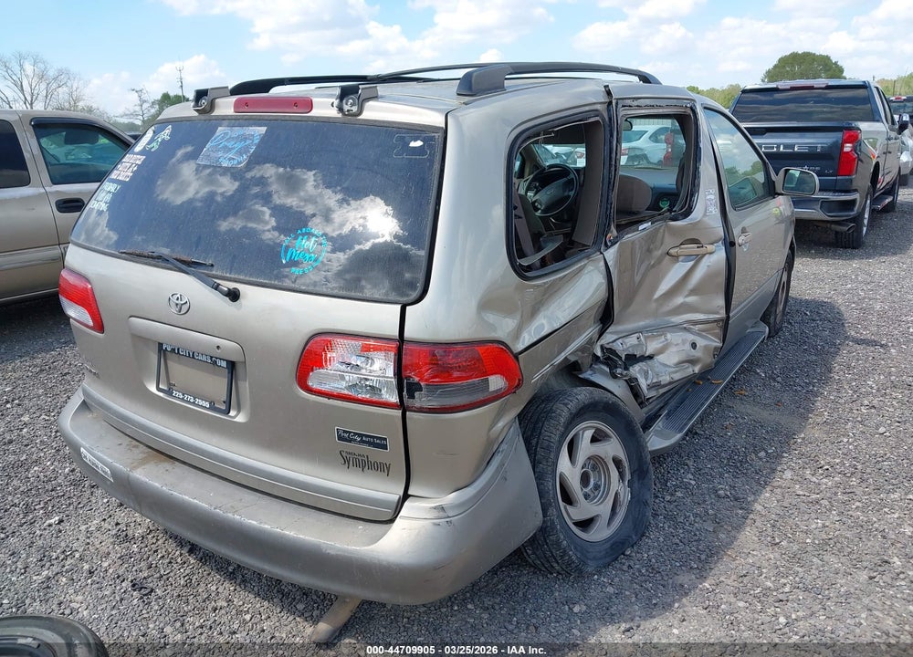 2003 TOYOTA SIENNA LE VIN: 4T3ZF13C33U525507