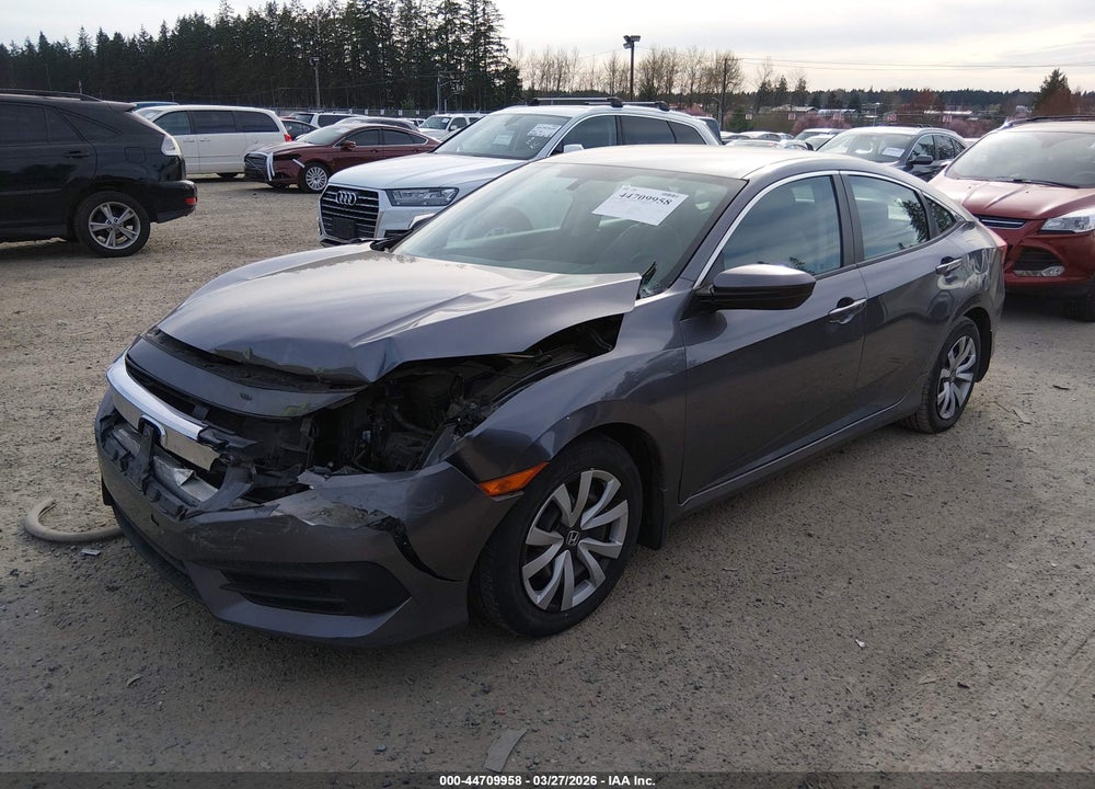 2017 HONDA CIVIC LX VIN: 19XFC2F54HE081944