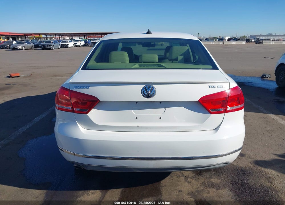 2013 VOLKSWAGEN PASSAT 2.0L TDI SEL PREMIUM VIN: 1VWCN7A35DC051138