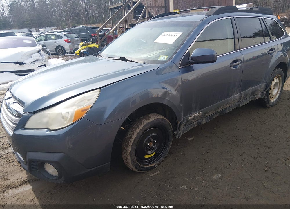 2013 SUBARU OUTBACK 2.5I PREMIUM VIN: 4S4BRBCC7D3203810