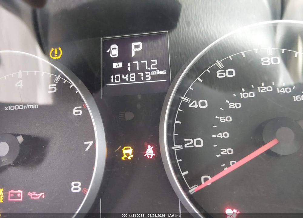 2013 SUBARU OUTBACK 2.5I PREMIUM VIN: 4S4BRBCC7D3203810