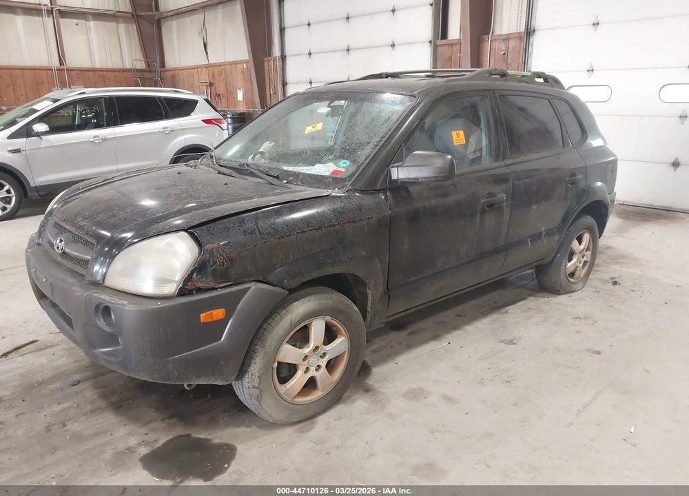 2006 HYUNDAI TUCSON GL VIN: KM8JM72B46U308849