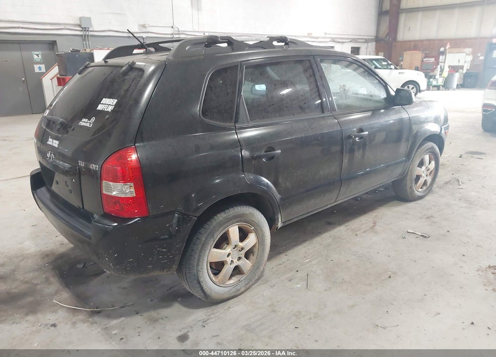 2006 HYUNDAI TUCSON GL VIN: KM8JM72B46U308849