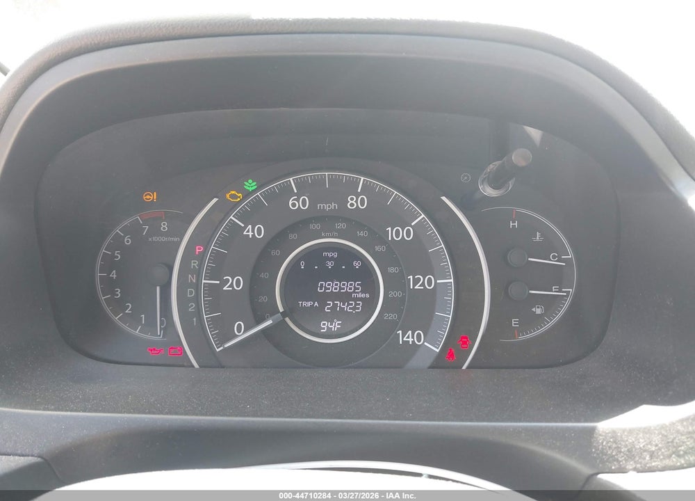 2012 HONDA CR-V EX VIN: 2HKRM3H57CH510396