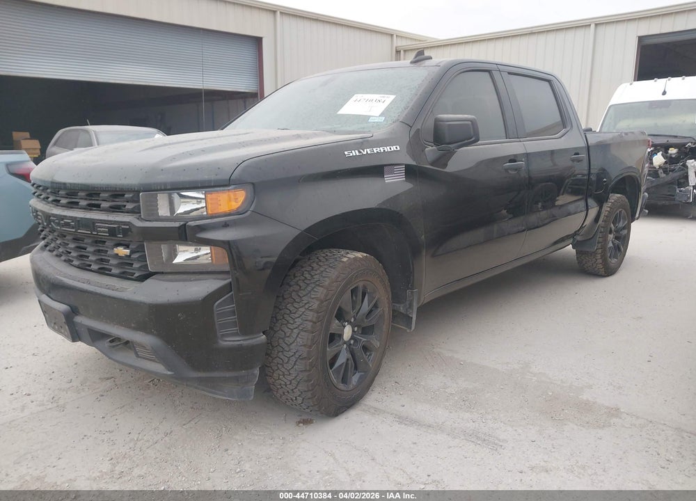 2021 CHEVROLET SILVERADO 1500 2WD  SHORT BED CUSTOM VIN: 3GCPWBEK4MG352020