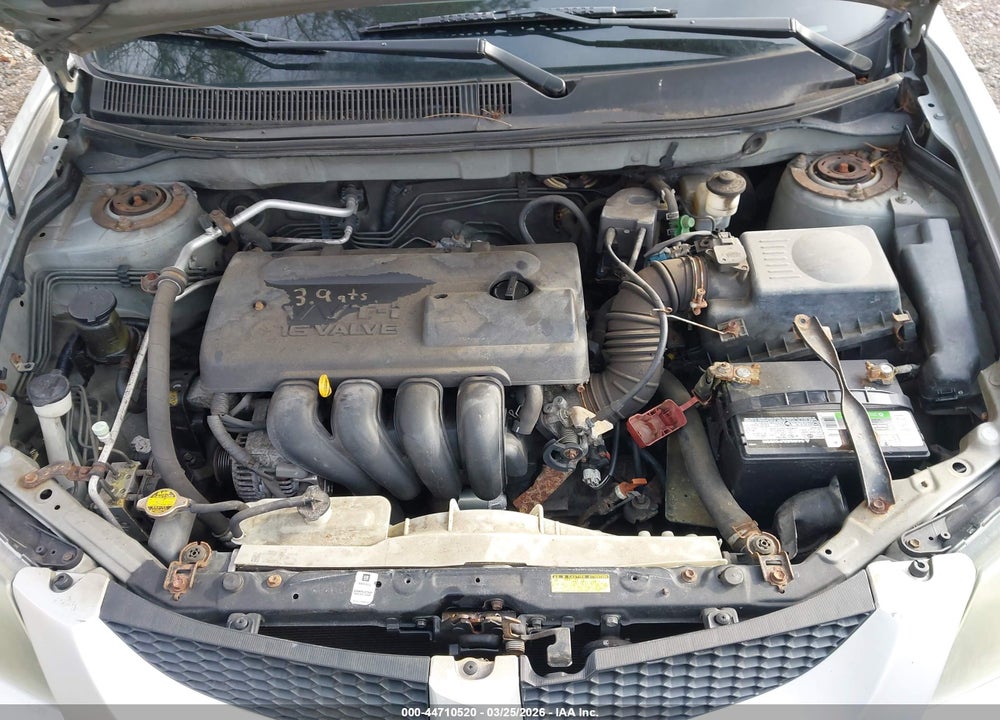 2004 PONTIAC VIBE VIN: 5Y2SL62804Z456538