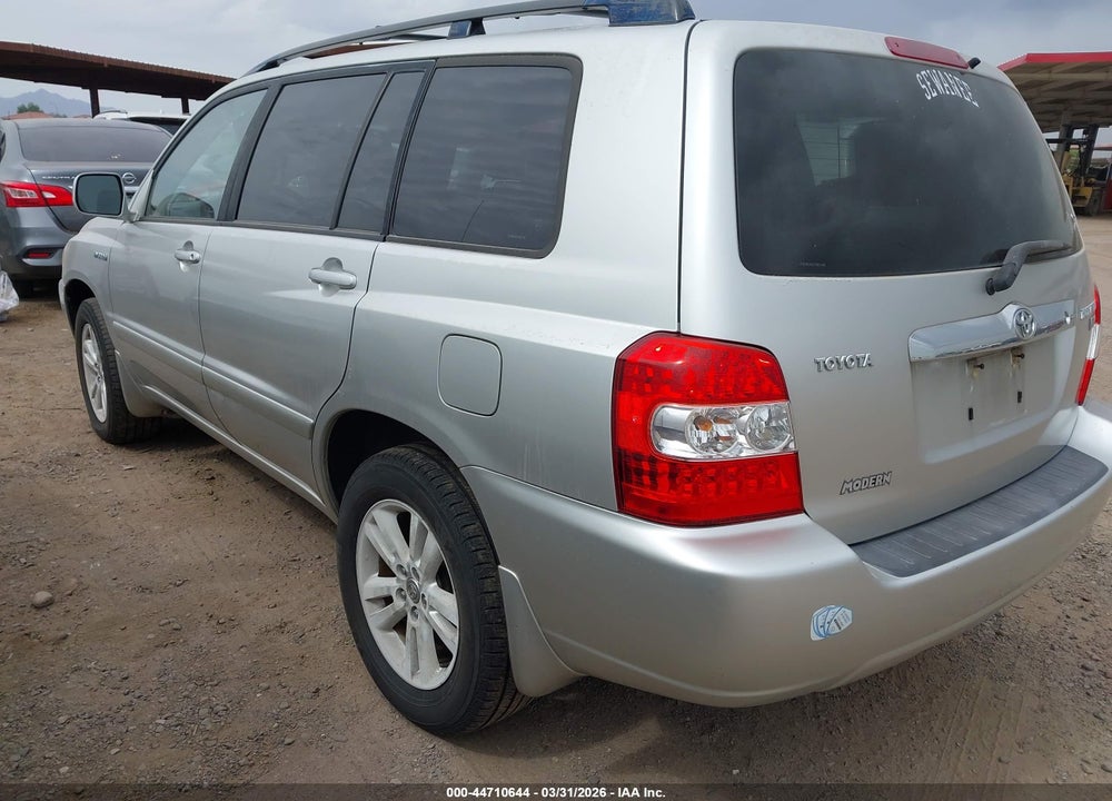 2007 TOYOTA HIGHLANDER HYBRID V6 VIN: JTEGW21A270021390