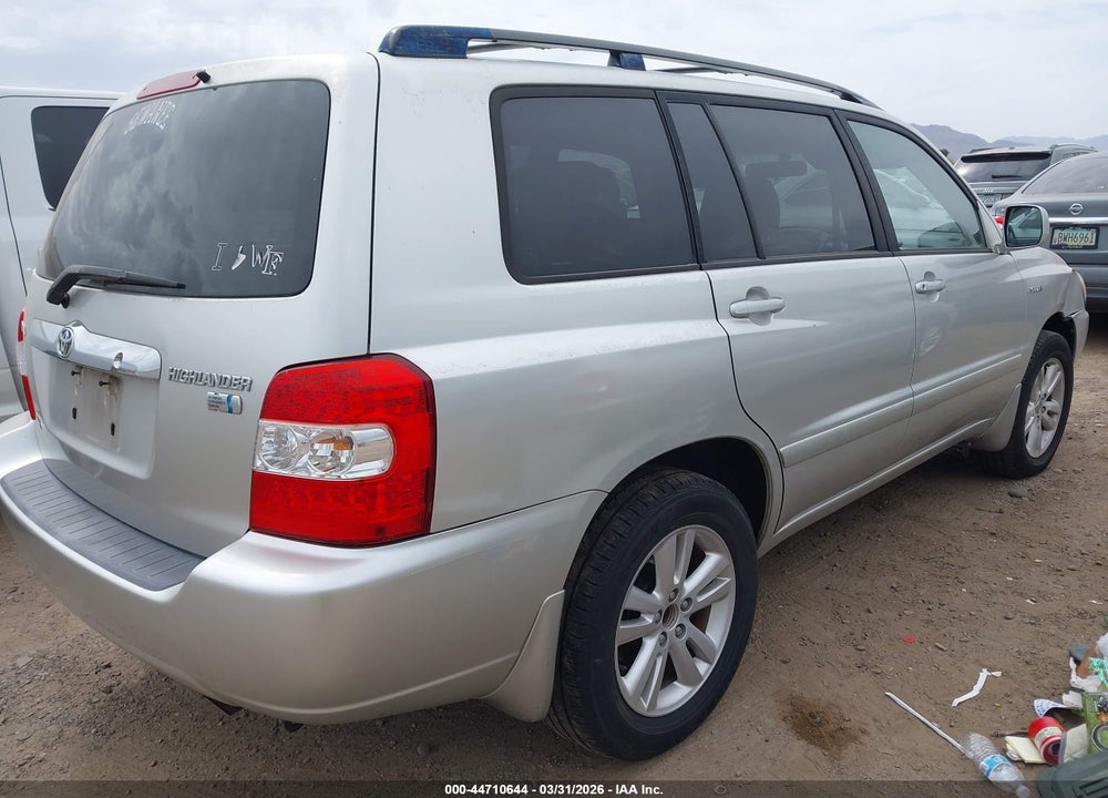 2007 TOYOTA HIGHLANDER HYBRID V6 VIN: JTEGW21A270021390