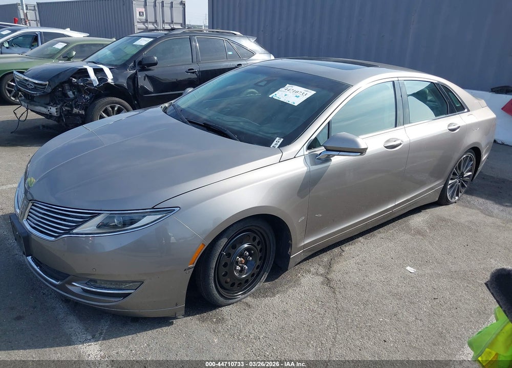 2016 LINCOLN MKZ VIN: 3LN6L2G92GR611154