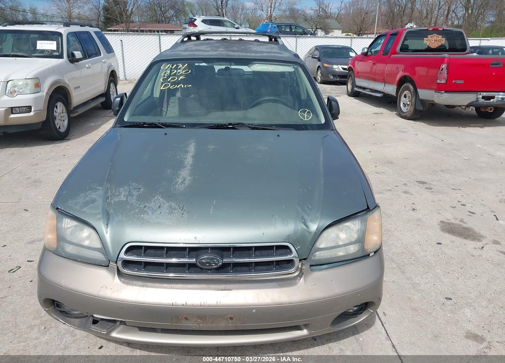 2001 SUBARU OUTBACK VIN: 4S3BH665317615349