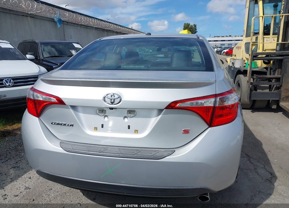 2016 TOYOTA COROLLA S PLUS VIN: 5YFBURHEXGP554891