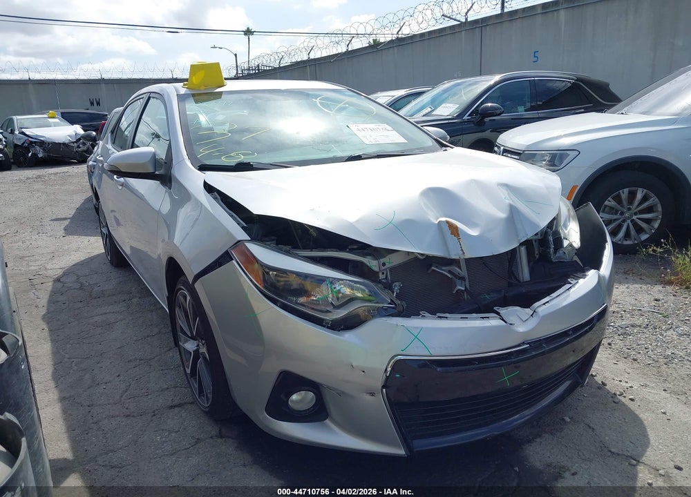 2016 TOYOTA COROLLA S PLUS VIN: 5YFBURHEXGP554891