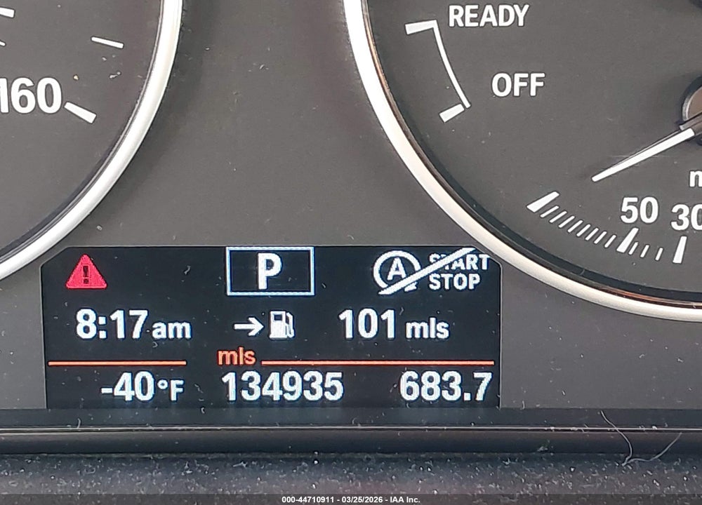 2013 BMW 320I VIN: WBA3B1C53DK130334