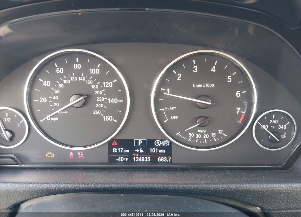 2013 BMW 320I VIN: WBA3B1C53DK130334