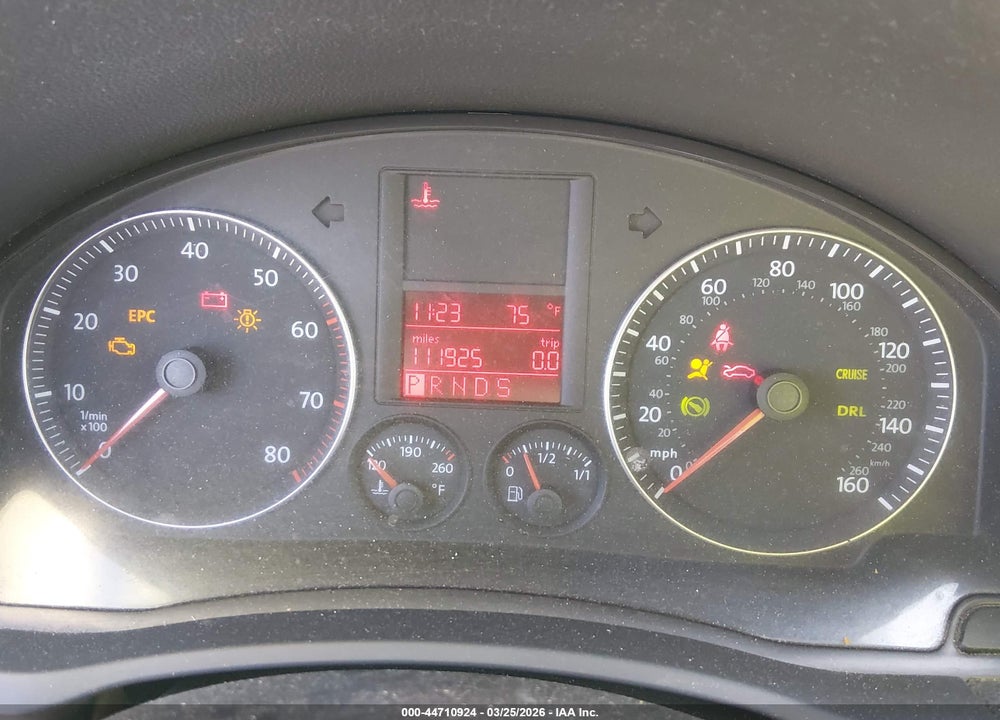 2007 VOLKSWAGEN JETTA WOLFSBURG EDITION VIN: 3VWEF71K87M064272