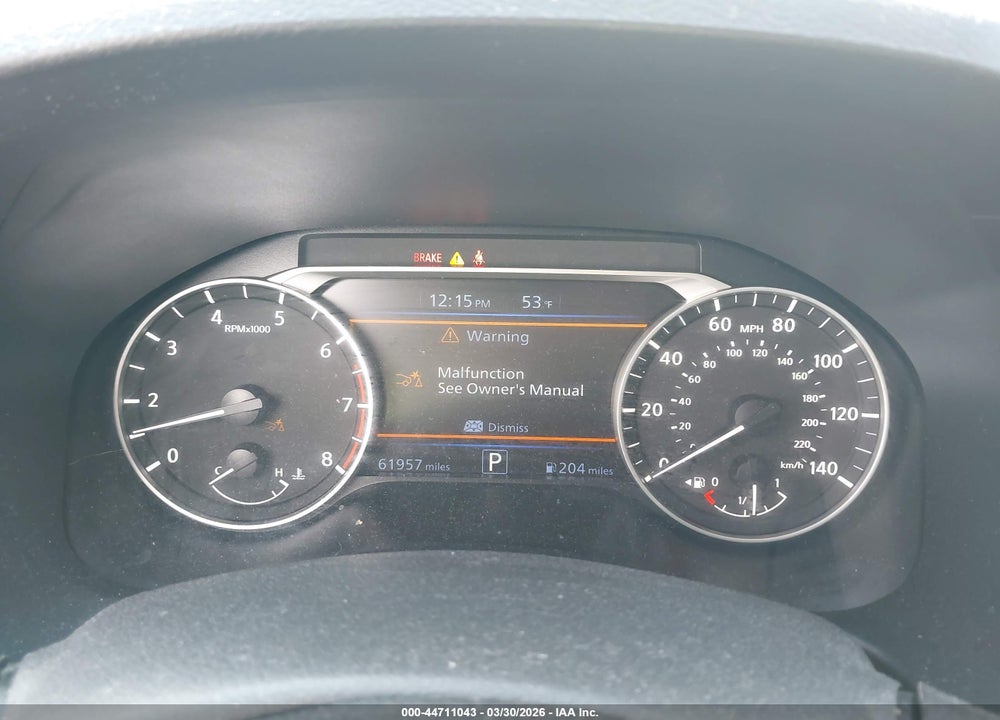2021 NISSAN ALTIMA SV FWD VIN: 1N4BL4DV0MN334430