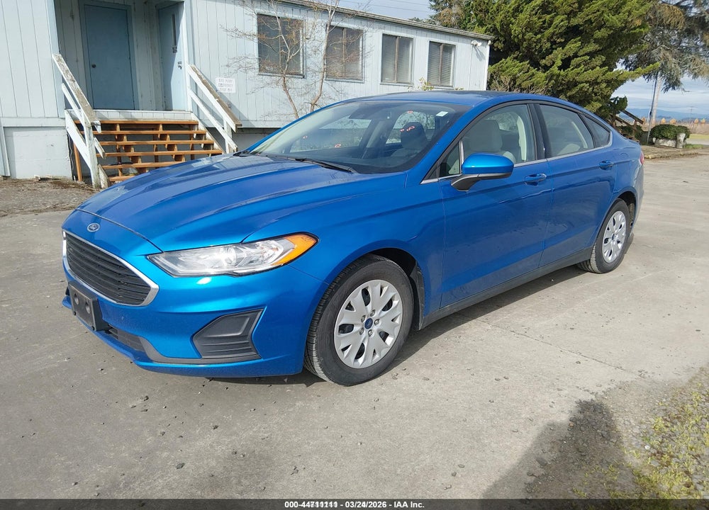 2020 FORD FUSION S VIN: 3FA6P0G74LR196673