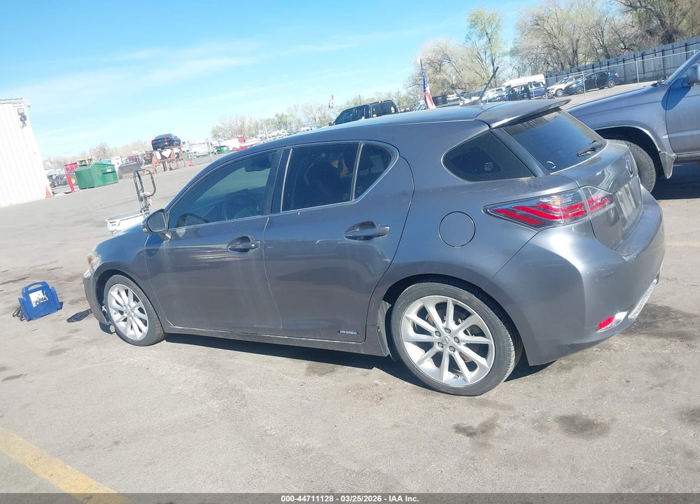 2012 LEXUS CT 200H PREMIUM VIN: JTHKD5BH4C2100171