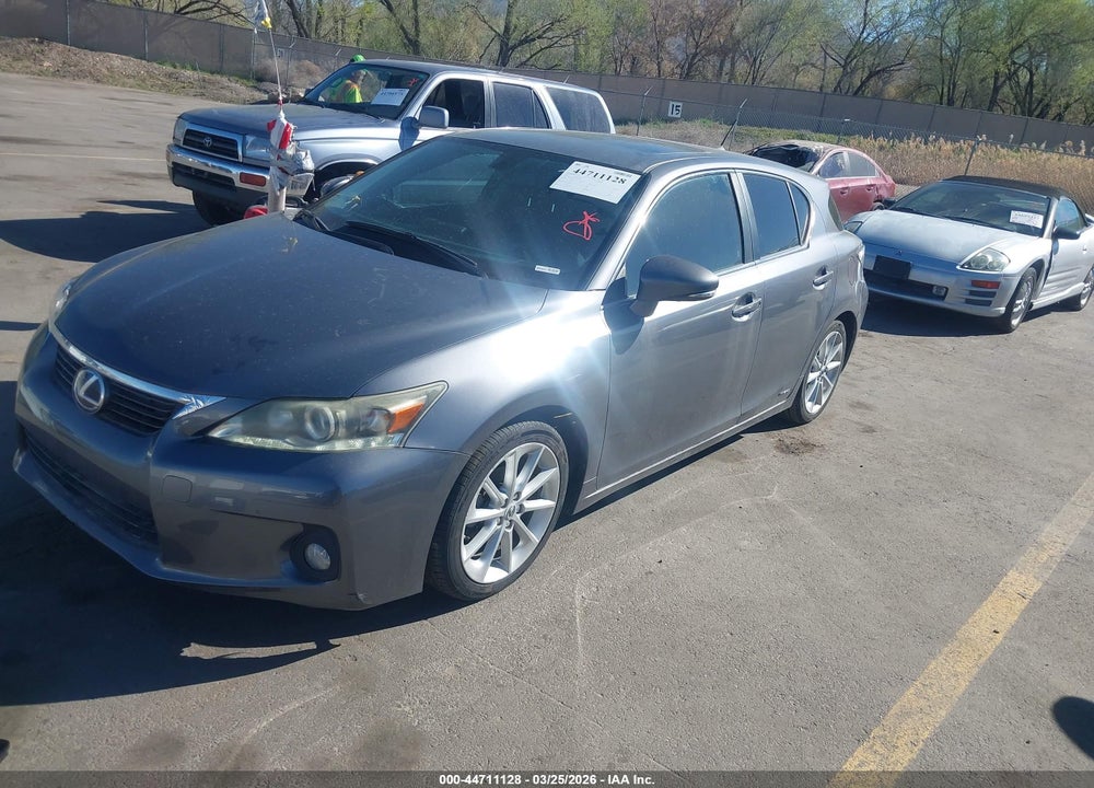 2012 LEXUS CT 200H PREMIUM VIN: JTHKD5BH4C2100171