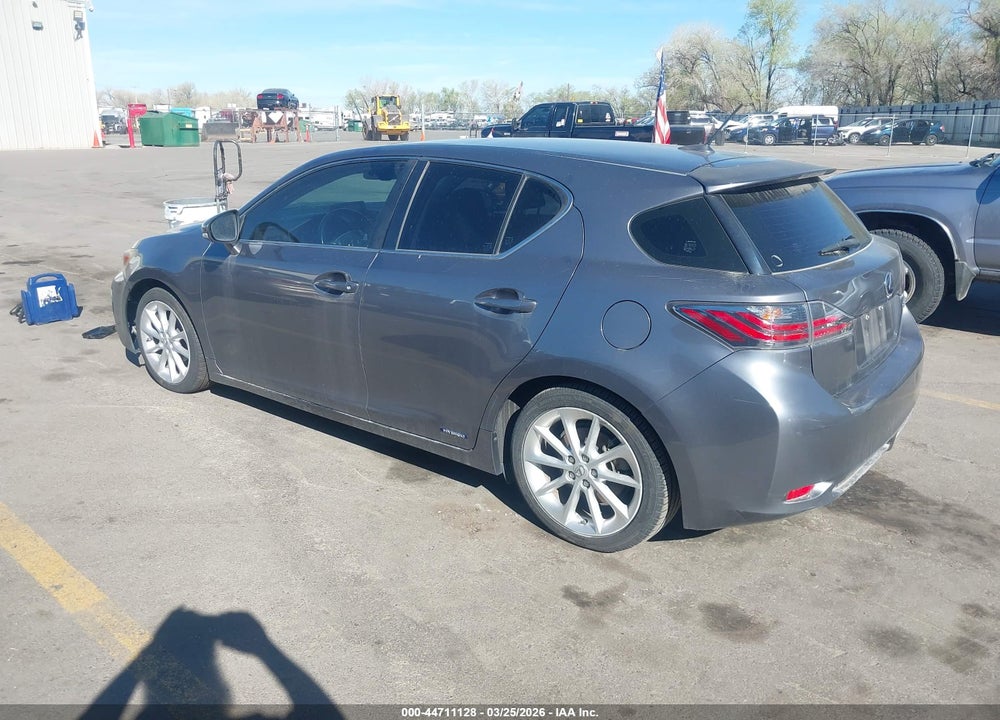 2012 LEXUS CT 200H PREMIUM VIN: JTHKD5BH4C2100171