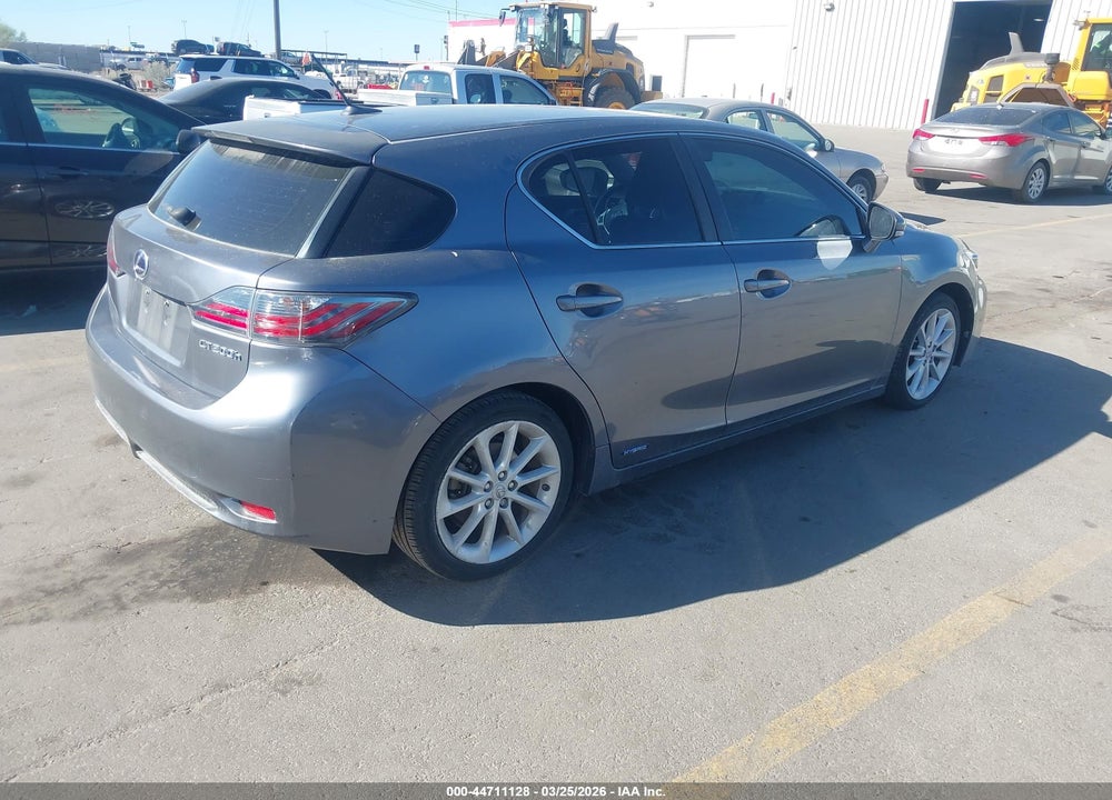 2012 LEXUS CT 200H PREMIUM VIN: JTHKD5BH4C2100171