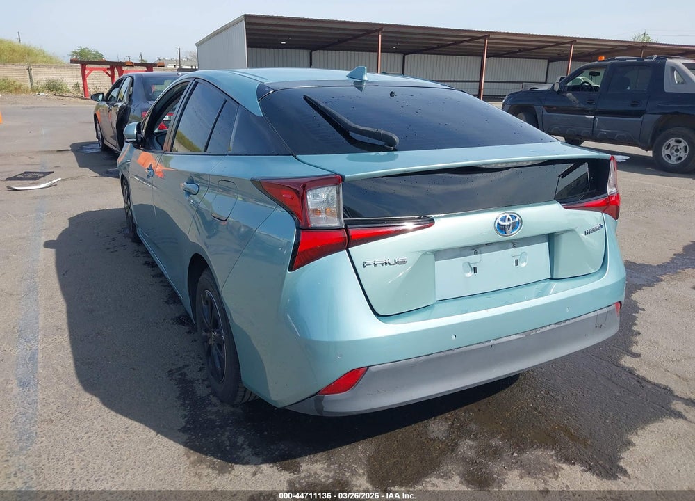 2019 TOYOTA PRIUS LE VIN: JTDKARFUXK3098363