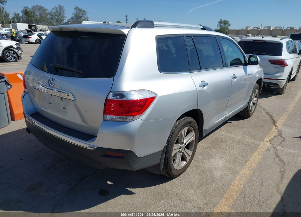 2013 TOYOTA HIGHLANDER LIMITED V6 VIN: 5TDYK3EH4DS112607