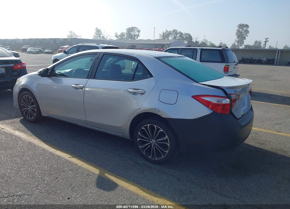 2015 TOYOTA COROLLA S PLUS VIN: 5YFBURHE2FP353288