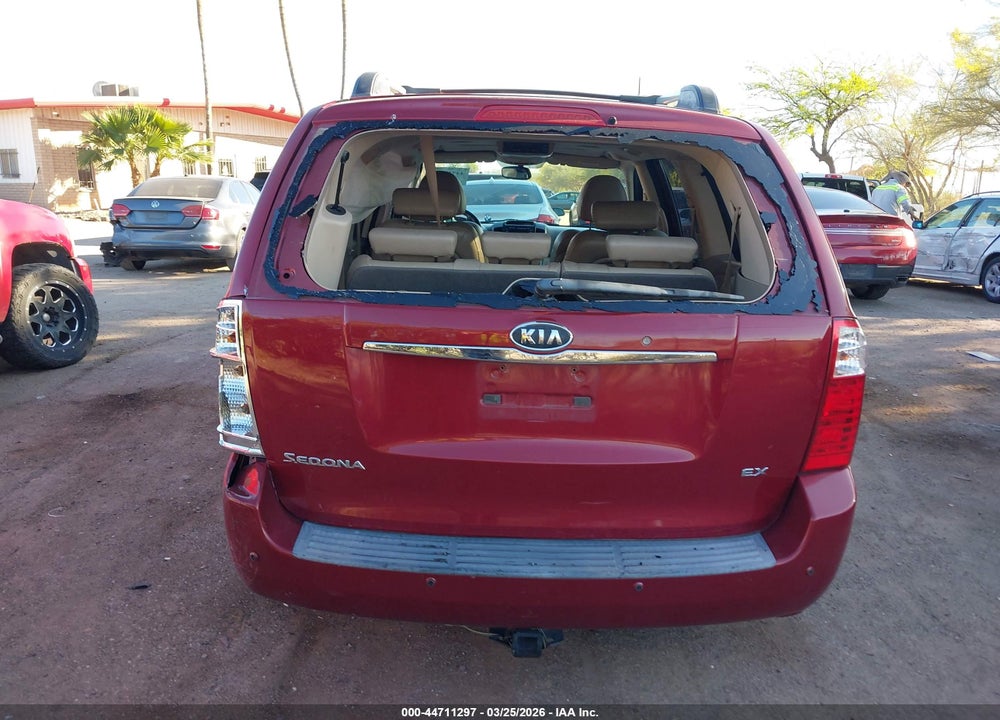 2008 KIA SEDONA EX VIN: KNDMB233786195908