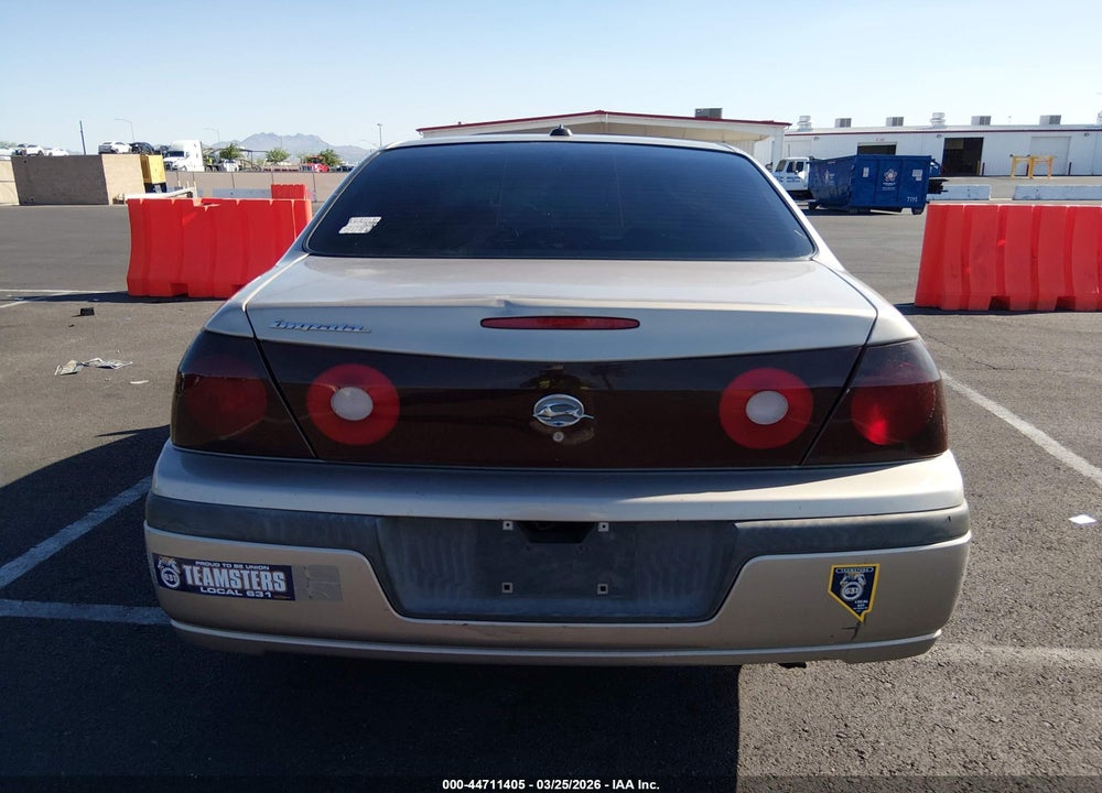 2003 CHEVROLET IMPALA VIN: 2G1WF52E739429072