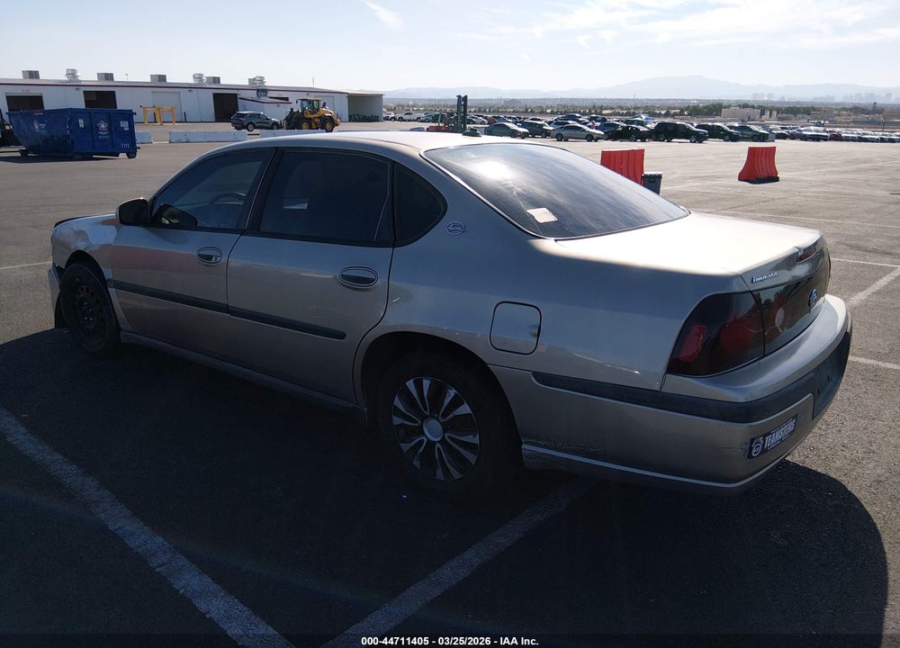 2003 CHEVROLET IMPALA VIN: 2G1WF52E739429072