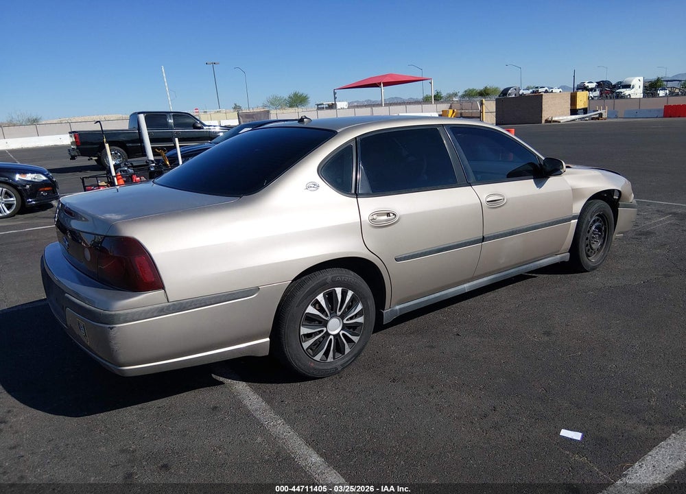 2003 CHEVROLET IMPALA VIN: 2G1WF52E739429072