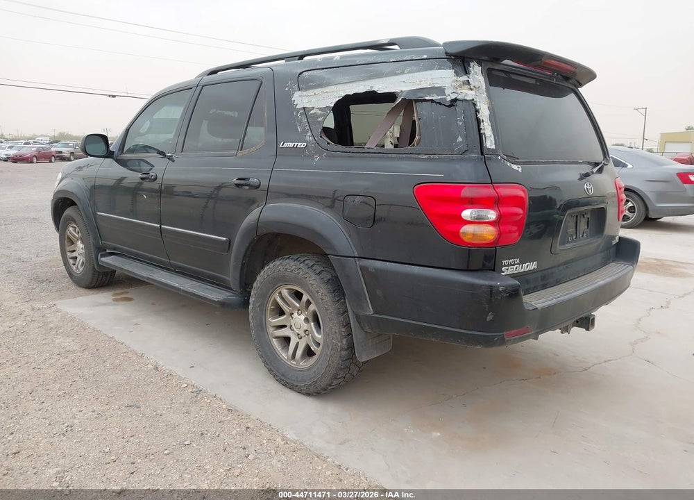 2004 TOYOTA SEQUOIA LIMITED V8 VIN: 5TDZT38A74S230828