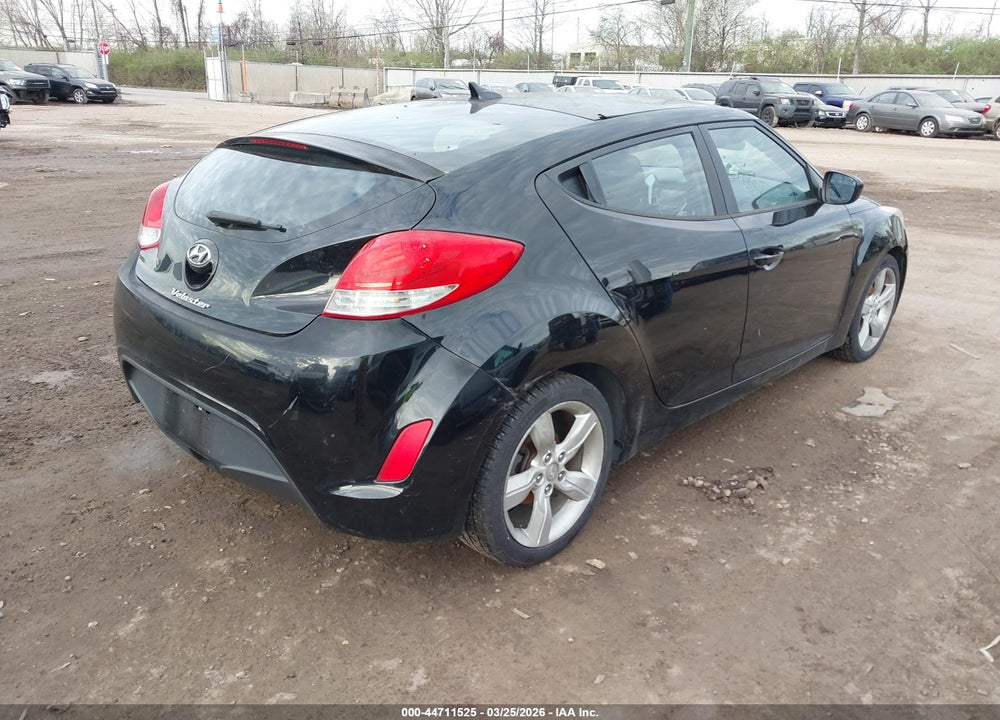 2012 HYUNDAI VELOSTER BASE W/GRAY VIN: KMHTC6AD5CU067341