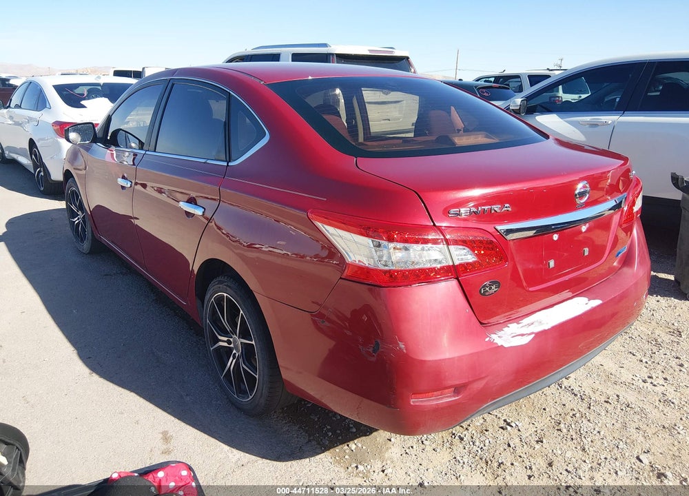 2014 NISSAN SENTRA SV VIN: 3N1AB7AP8EL621969