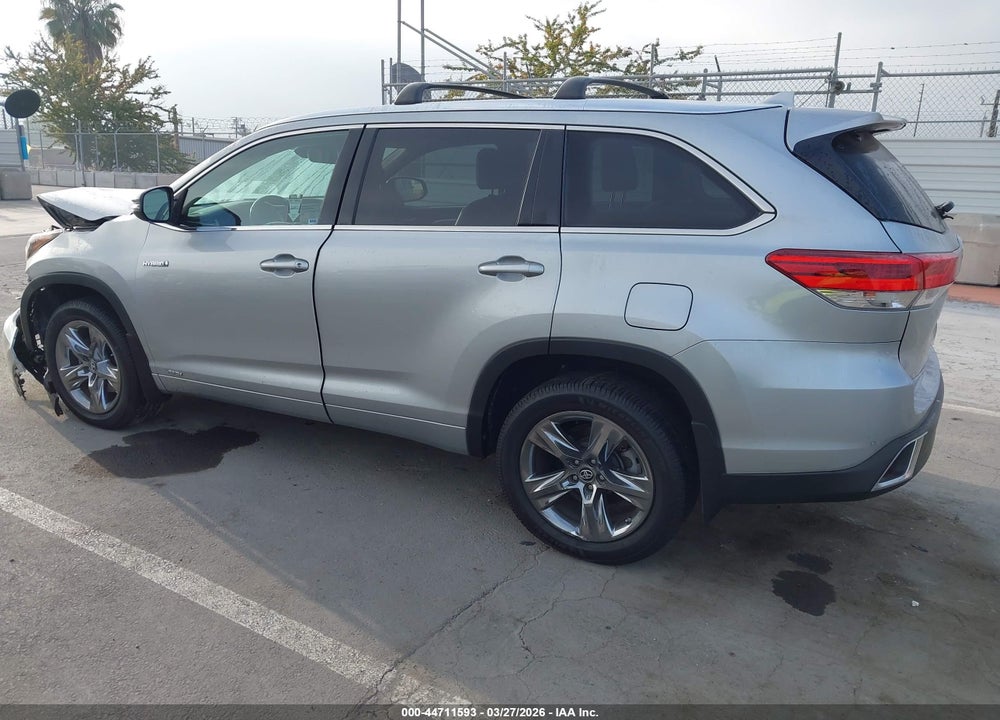 2018 TOYOTA HIGHLANDER HYBRID LIMITED PLATINUM VIN: 5TDDGRFH7JS044901