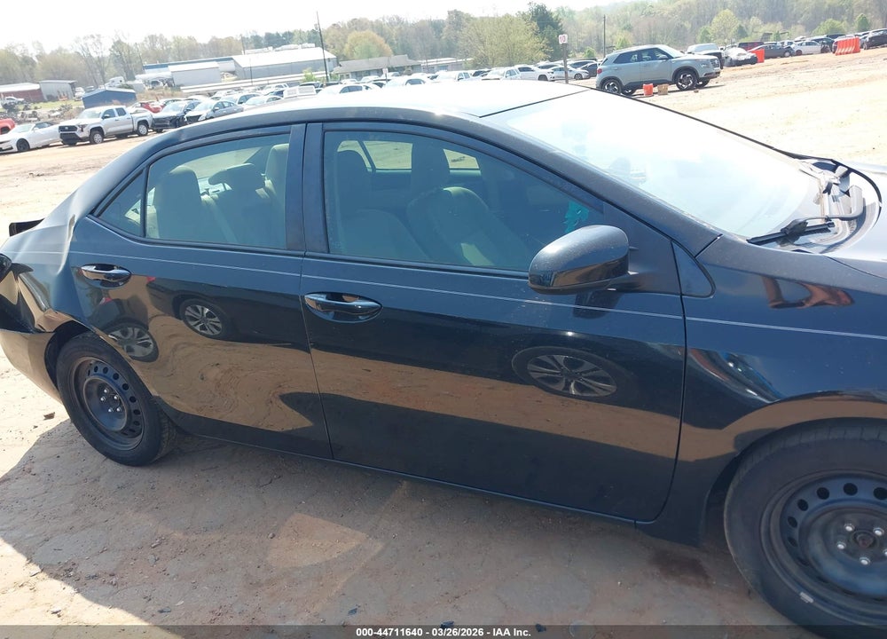 2016 TOYOTA COROLLA LE VIN: 2T1BURHE6GC674512