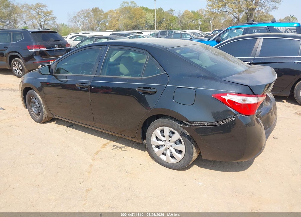 2016 TOYOTA COROLLA LE VIN: 2T1BURHE6GC674512