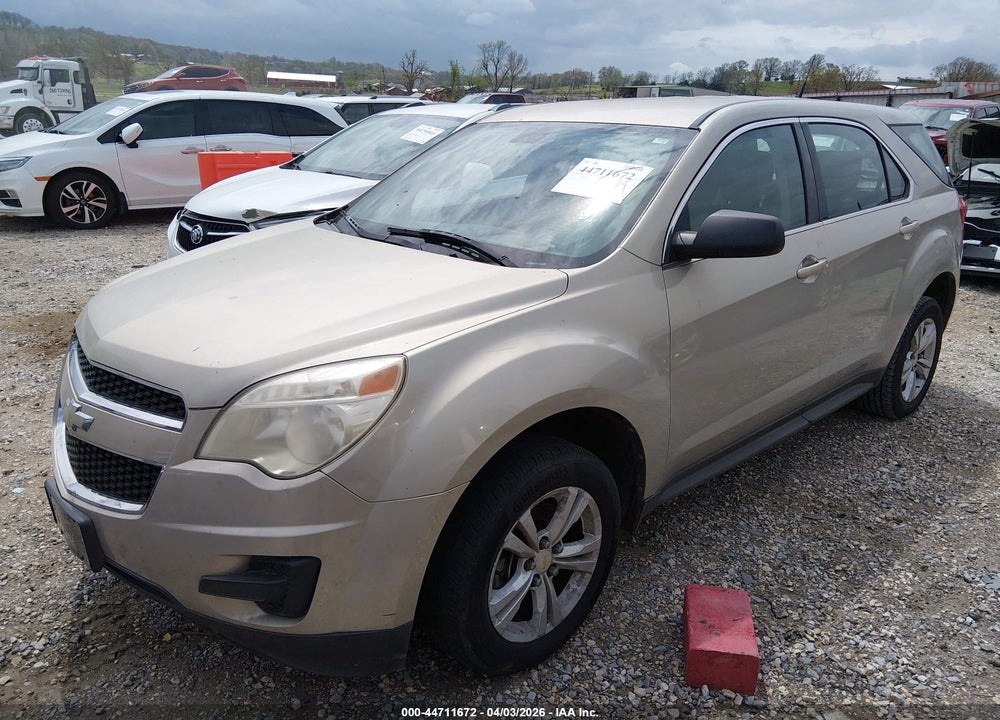 2011 CHEVROLET EQUINOX LS VIN: 2CNALBEC3B6247559