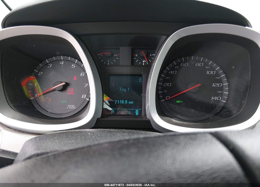 2011 CHEVROLET EQUINOX LS VIN: 2CNALBEC3B6247559