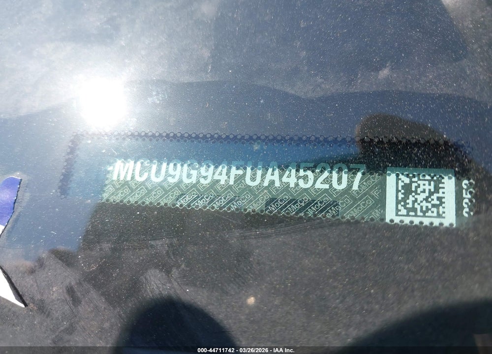 2015 FORD ESCAPE SE VIN: 1FMCU9G94FUA45207